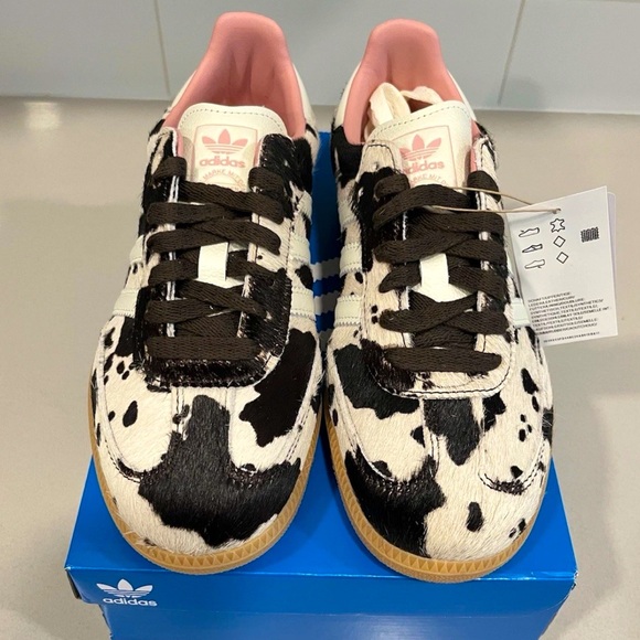 🐄💓 ADIDAS SAMBA COW PRINT 🐄💓 - Picture 4 of 6